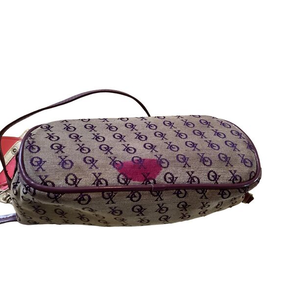 Vintage Xoxo Heart Purse Preppy Retro Y2K Bag Flawed Charm - Picture 3 of 10